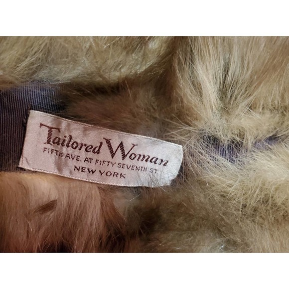 Vintage 40s The Tailored Woman New York Russian Sable Fur Stole / Shawl / Scarf - Picture 2 of 9